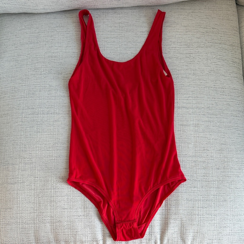 Lively Red Bodysuit